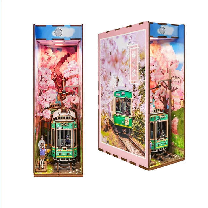 Sakura Train DIY Book Nook Kit