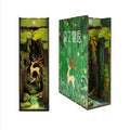 Forest Tale DIY book nook kit, miniature bookshelf insert