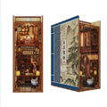 The Scholar's Study DIY book nook kit, miniature bookshelf insert
