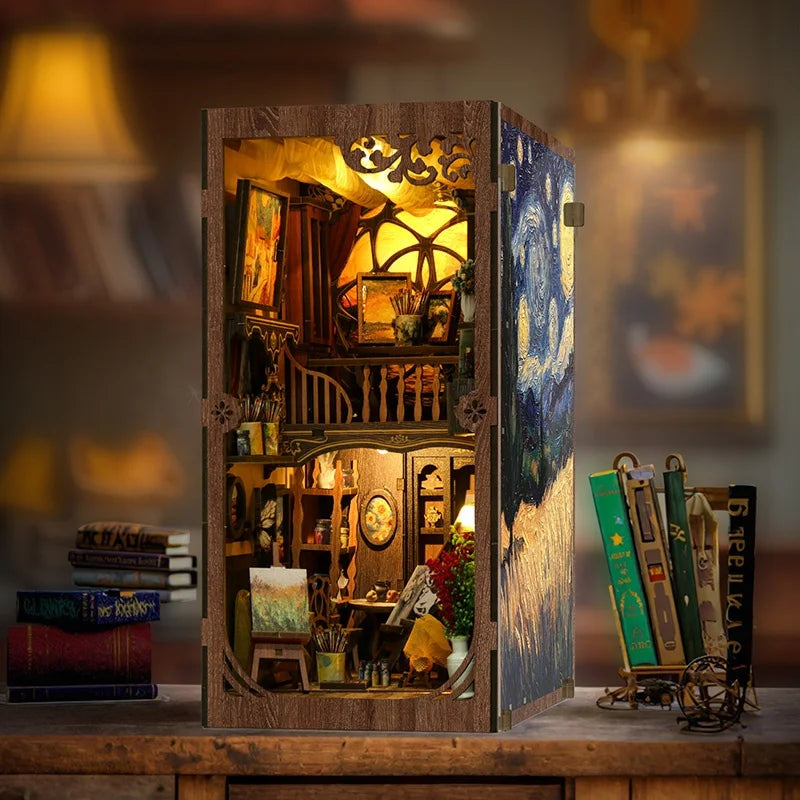 A World Within the Frame DIY book nook kit, detail view 4