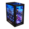 Cyberpunk World DIY book nook kit, miniature bookshelf insert