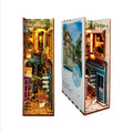 Gulangyu Island Shop DIY book nook kit, miniature bookshelf insert